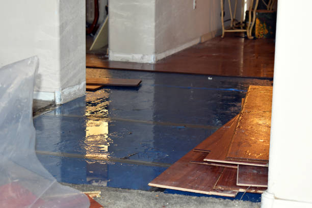 Professional Basement Flood Cleanup technician working in Drexel, OH